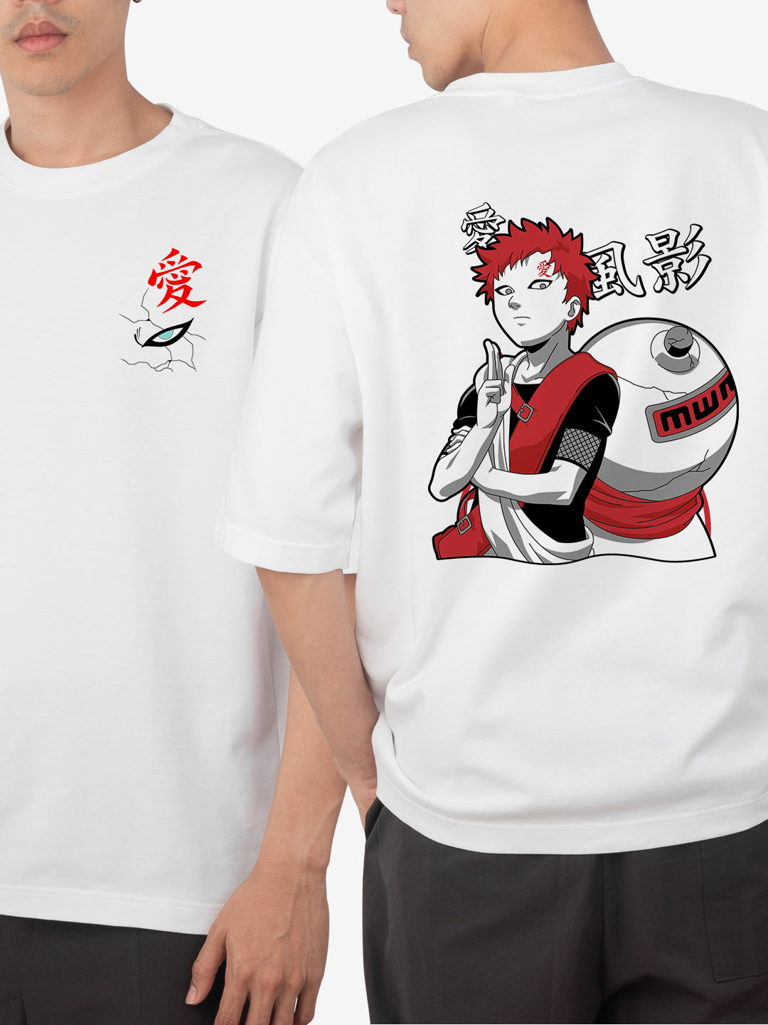 [1025]: Unisex Round Next Oversized T-Shirts - Naruto
