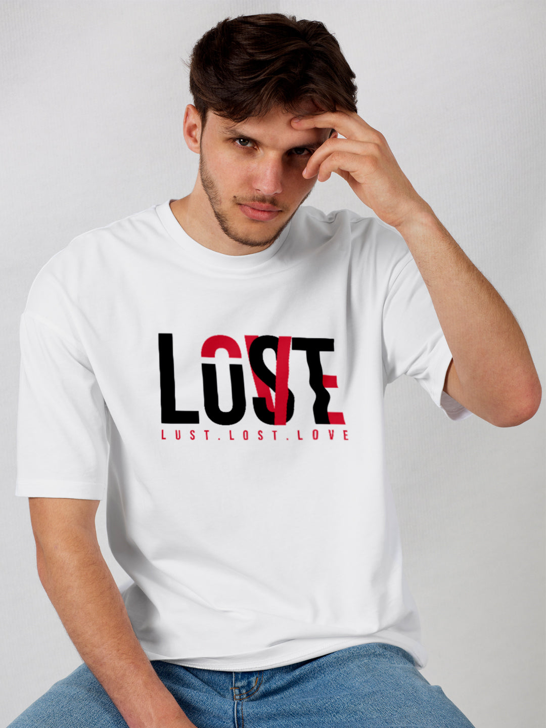 [1054]: Unisex Round Next Regular Fit T-Shirts - Love Lost Lust