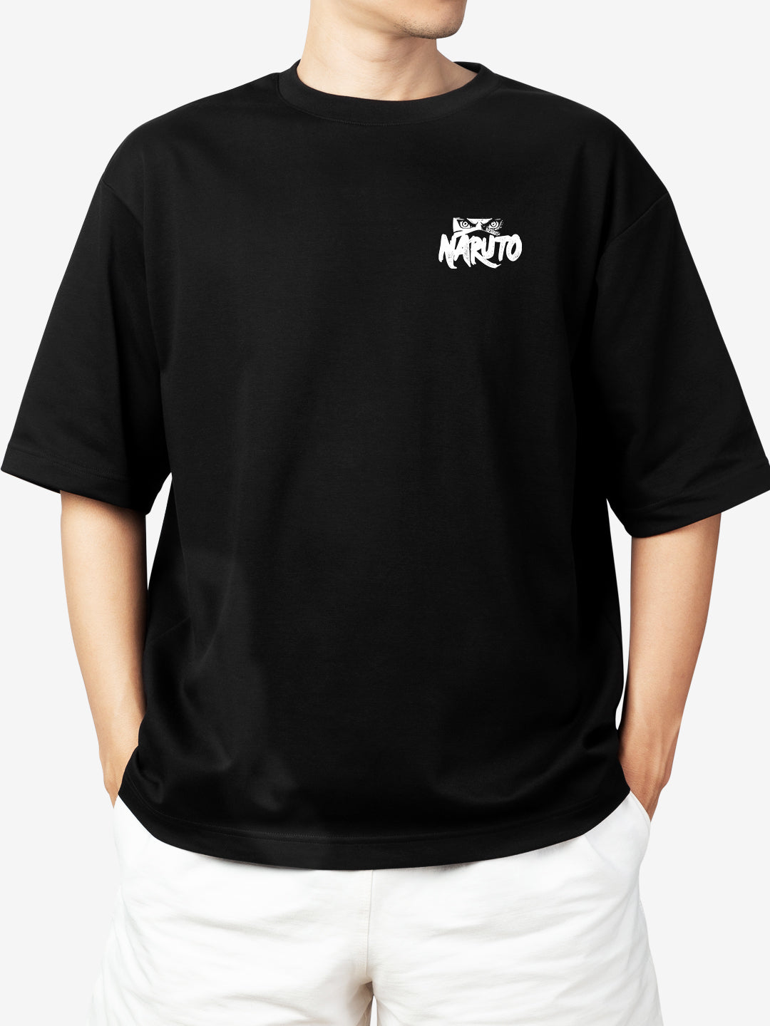 [1022]: Unisex Round Next Oversized T-Shirts - Naruto