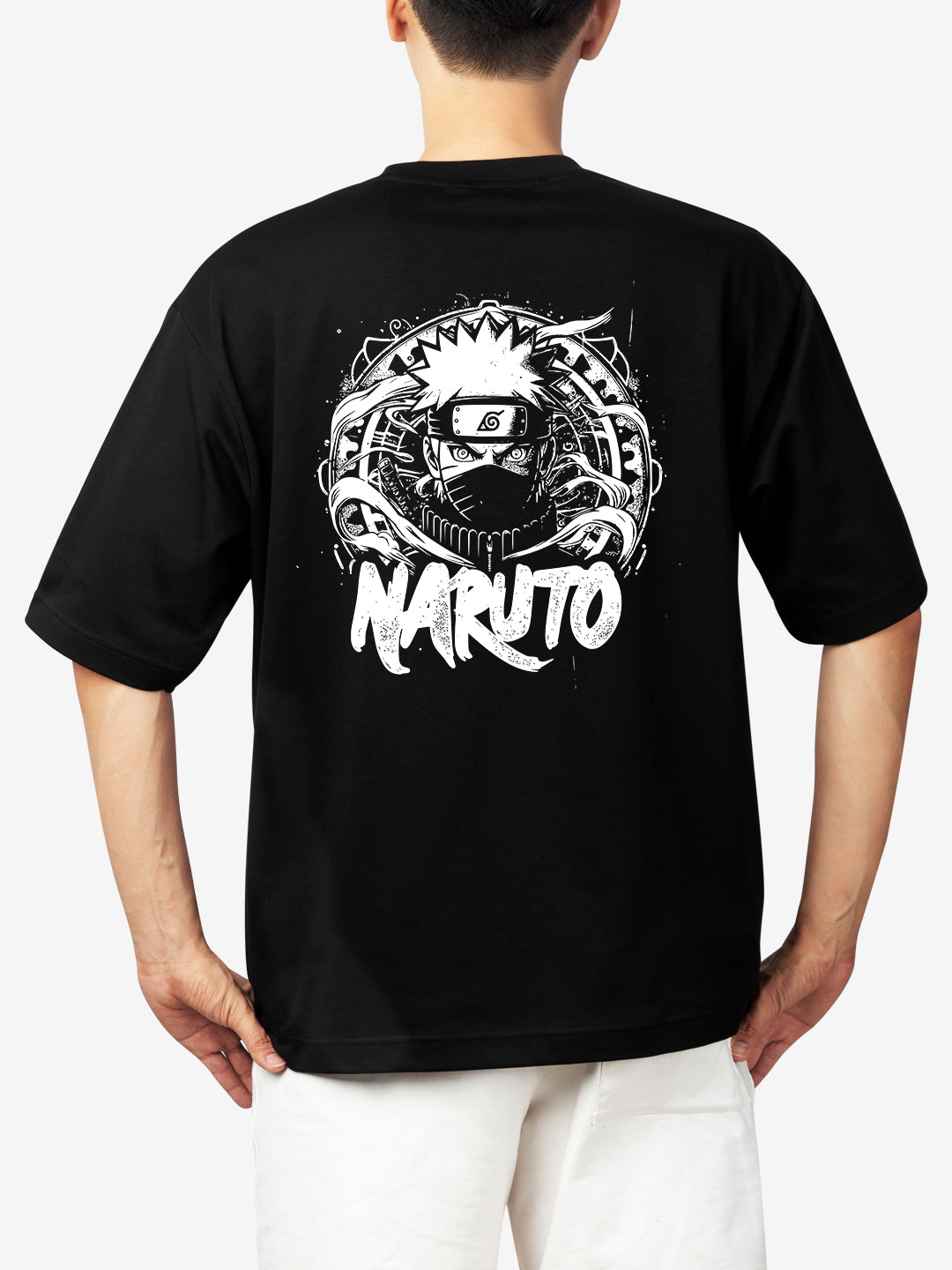 [1022]: Unisex Round Next Oversized T-Shirts - Naruto