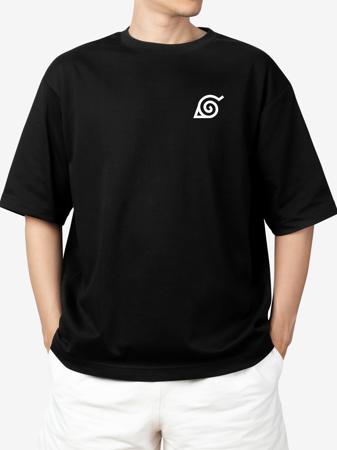 [1031]: Unisex Round Next Oversized T-Shirts - Naruto