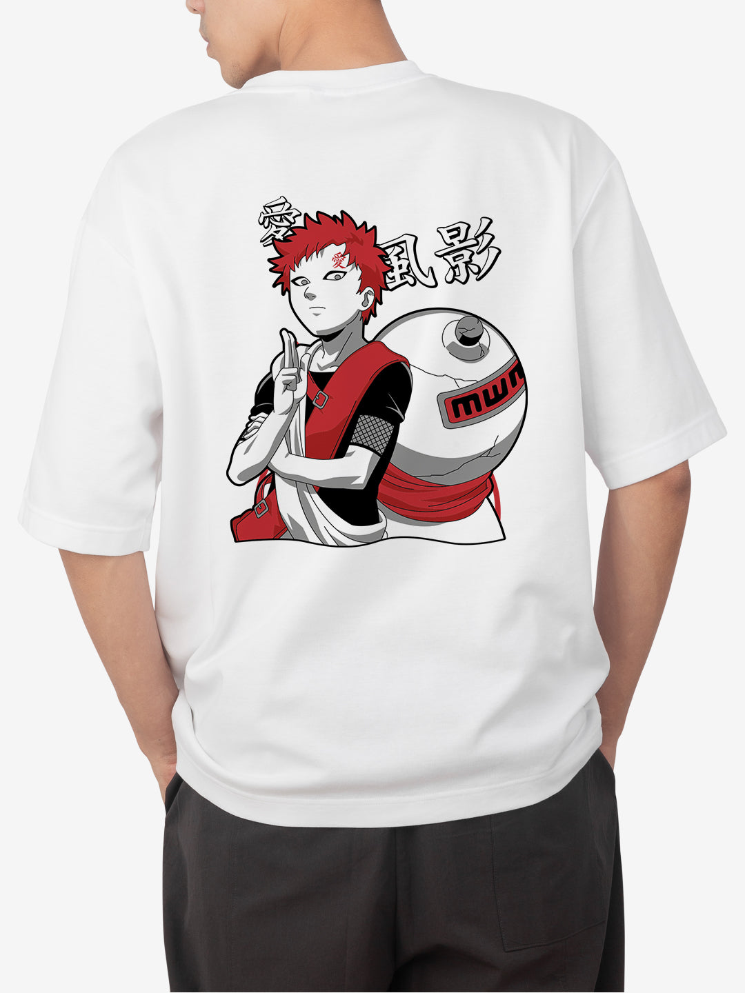 [1025]: Unisex Round Next Oversized T-Shirts - Naruto