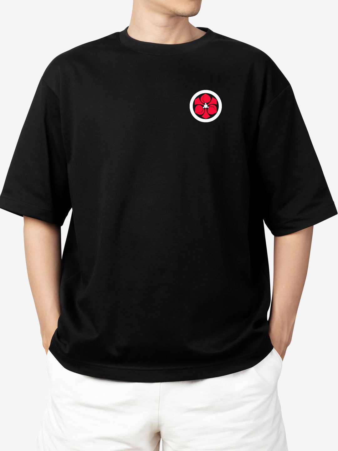 [1026]: Unisex Round Next Oversized T-Shirts - Naruto