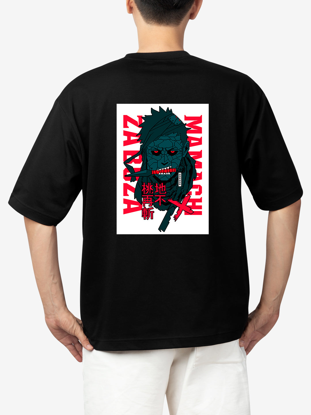 [1026]: Unisex Round Next Oversized T-Shirts - Naruto