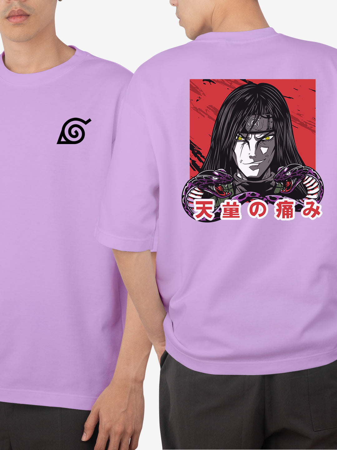 [1027]: Unisex Round Next Oversized T-Shirts - Naruto