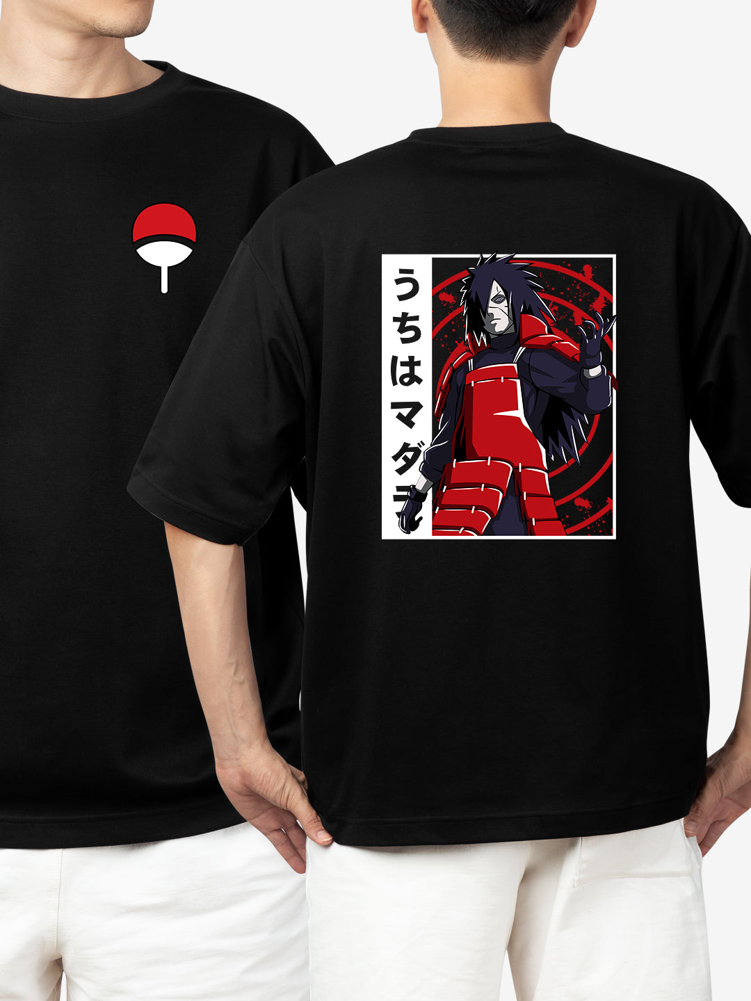 [1028]: Unisex Round Next Oversized T-Shirts - Naruto